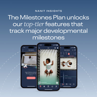 Nanit Insights - The Milestones Plan unlocks our top-tier features that track major developmental milestones 