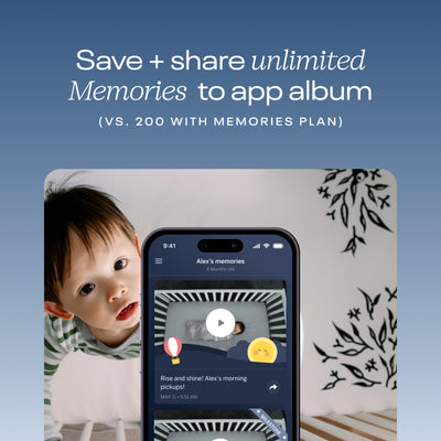 share + save unlimited memories to app album (vs. 200 with memories plan) 