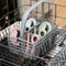 ezpz loop, smile, and stick tools in sage, blush, and pewter inside dishwasher