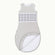 nanit pebble ray  breathing wear quilted sleeping bag front view and showing inside #color_pebble gray