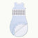 nanit powder blue breathing wear quilted sleeping bag front view and showing inside #color_powder blue