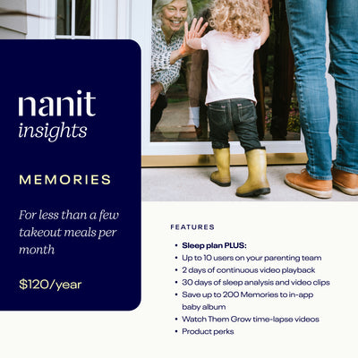 Nanit Insights Memories Plan features 