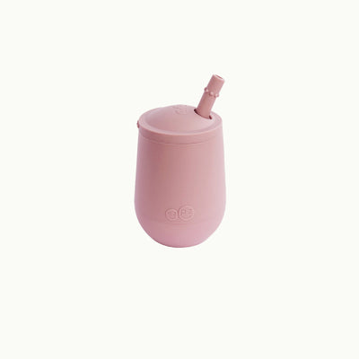 ezpz mini cup straw training system in blush 