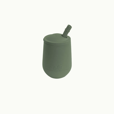 ezpz mini cup straw training system in olive 