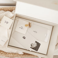 inside the short years baby keepsake box