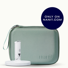 nanit flex stand and nanit green travel case #color_green